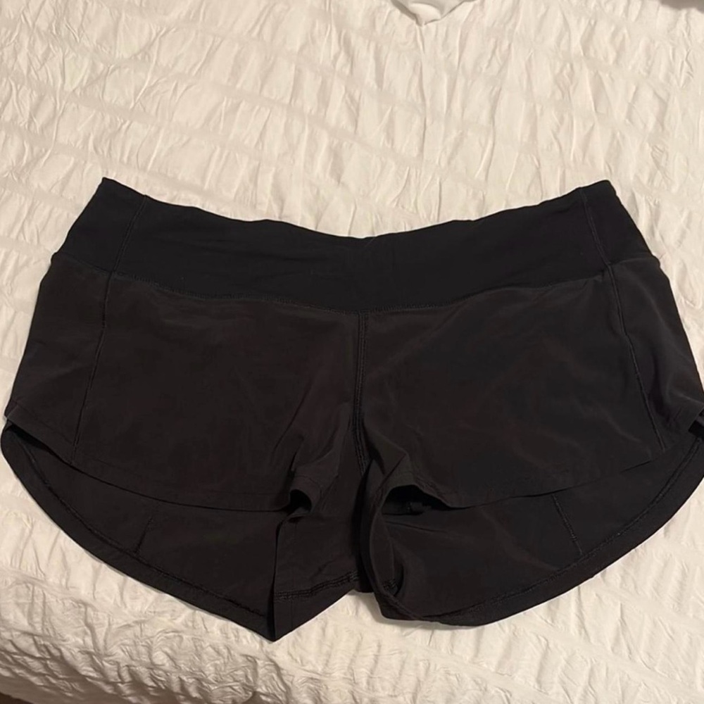 lululemon athletica Women's Black Athletic Shorts